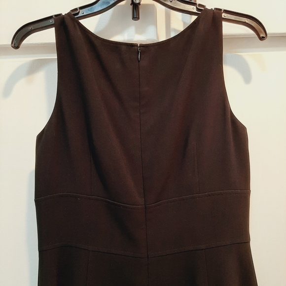 LBD Ann Taylor Elegant Black Sleeveless Dress by Ann Taylor Sz 6 - Picture 7 of 11